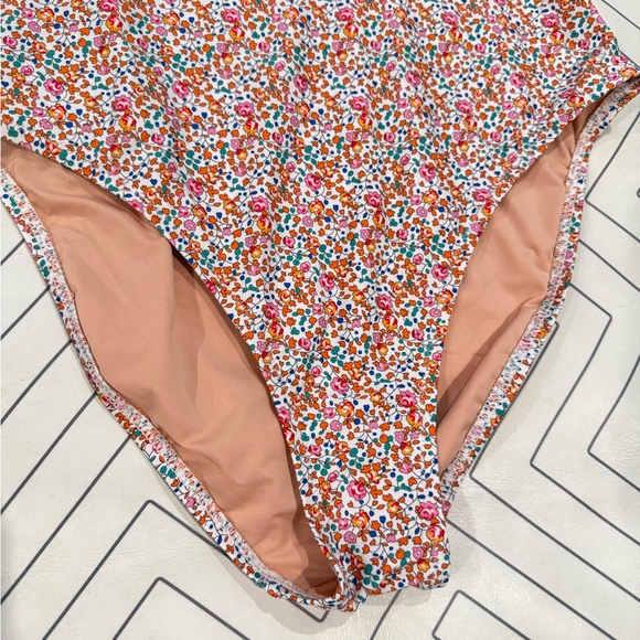 NWT J. Crew x Liberty London Floral One Piece Swimsuit - Picture 4 of 16